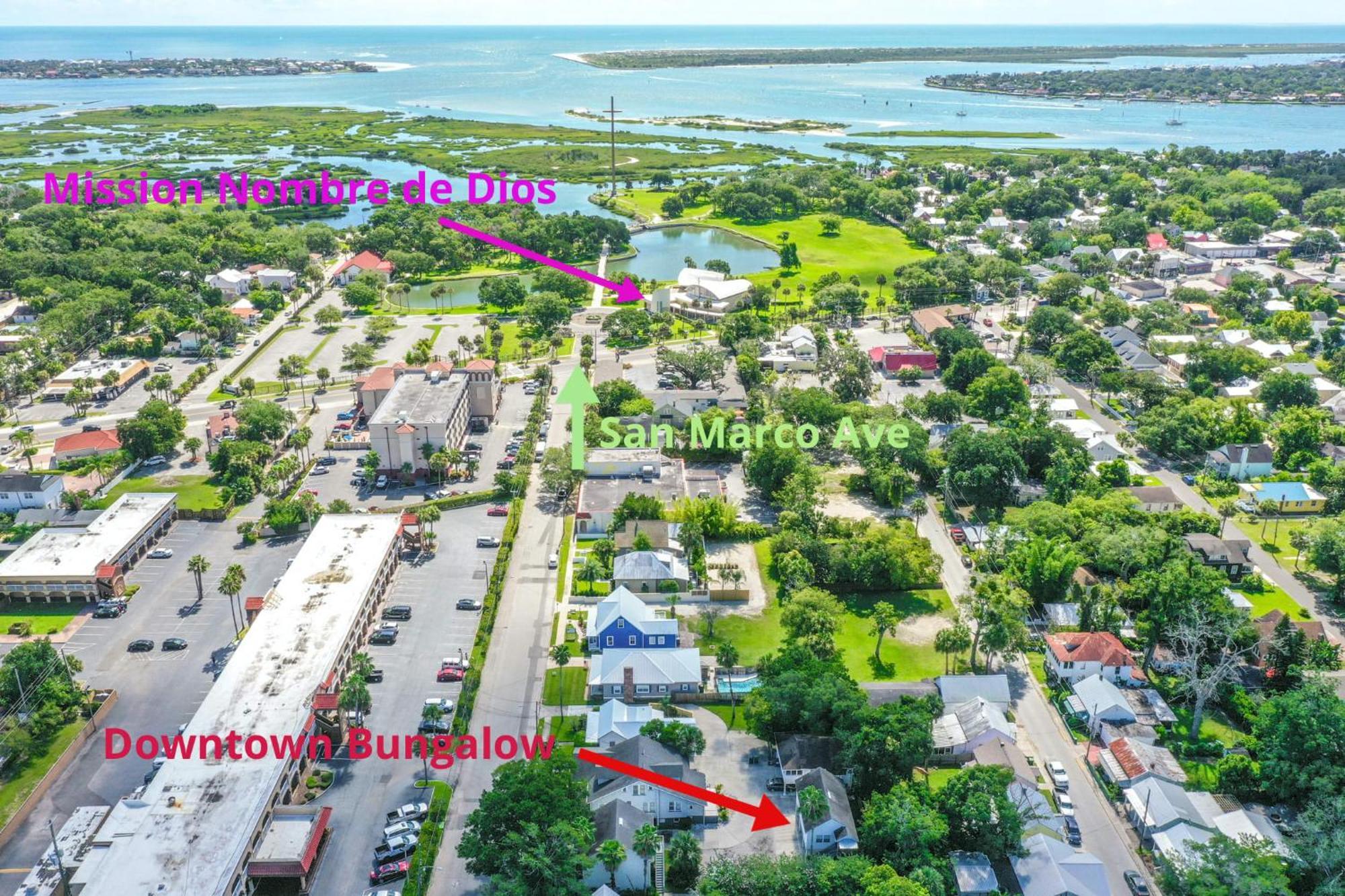 The Old Mission Collection - Downtown Bungalow Saint Augustine Eksteriør billede